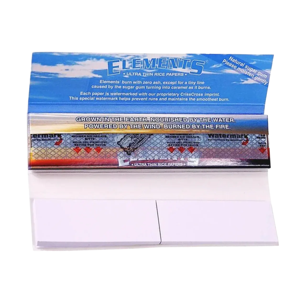Elements Connoisseur King Size Slim med rispapper och tips, produktbild