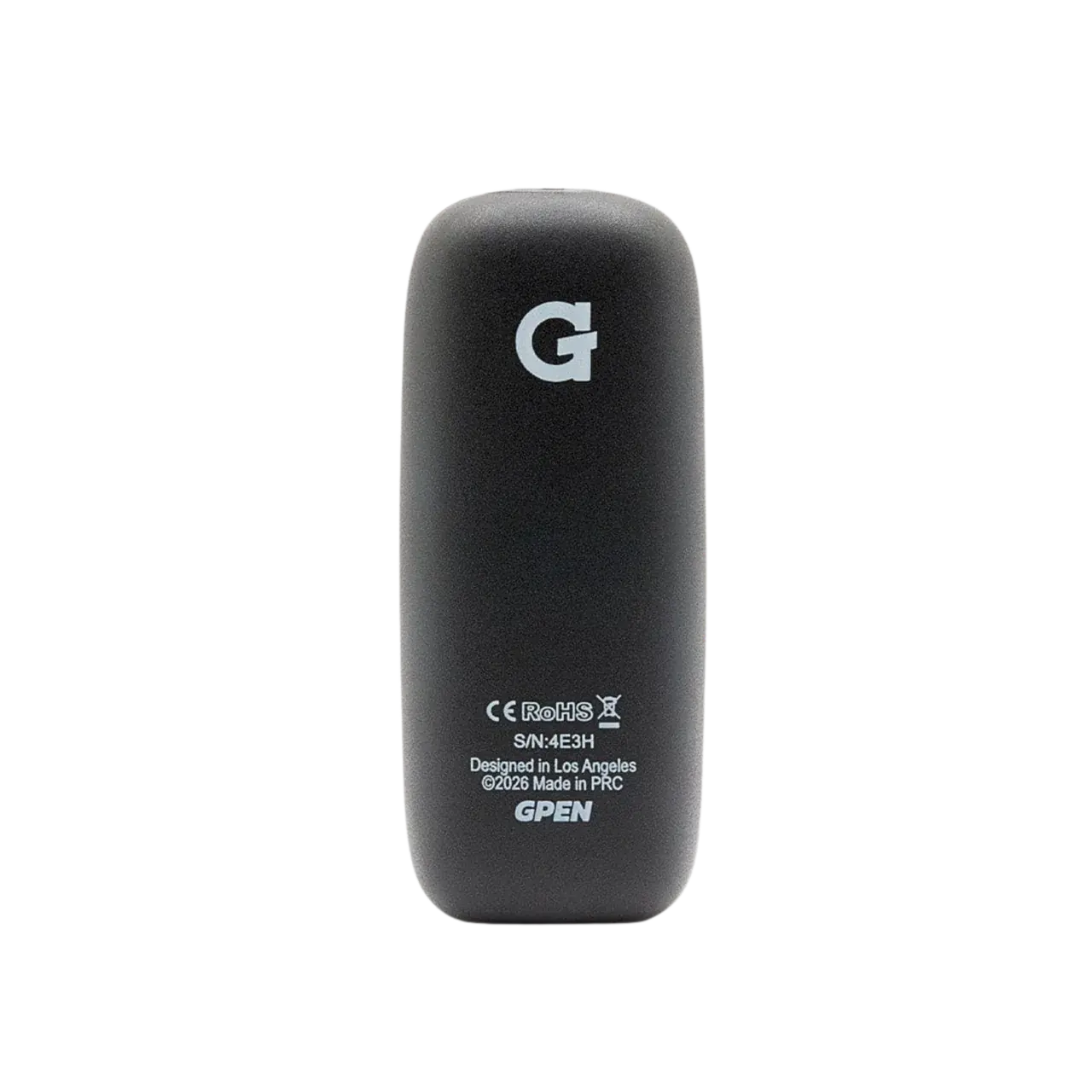 G Pen 510 Original-batteri i svart, baksidan med G-logotypen