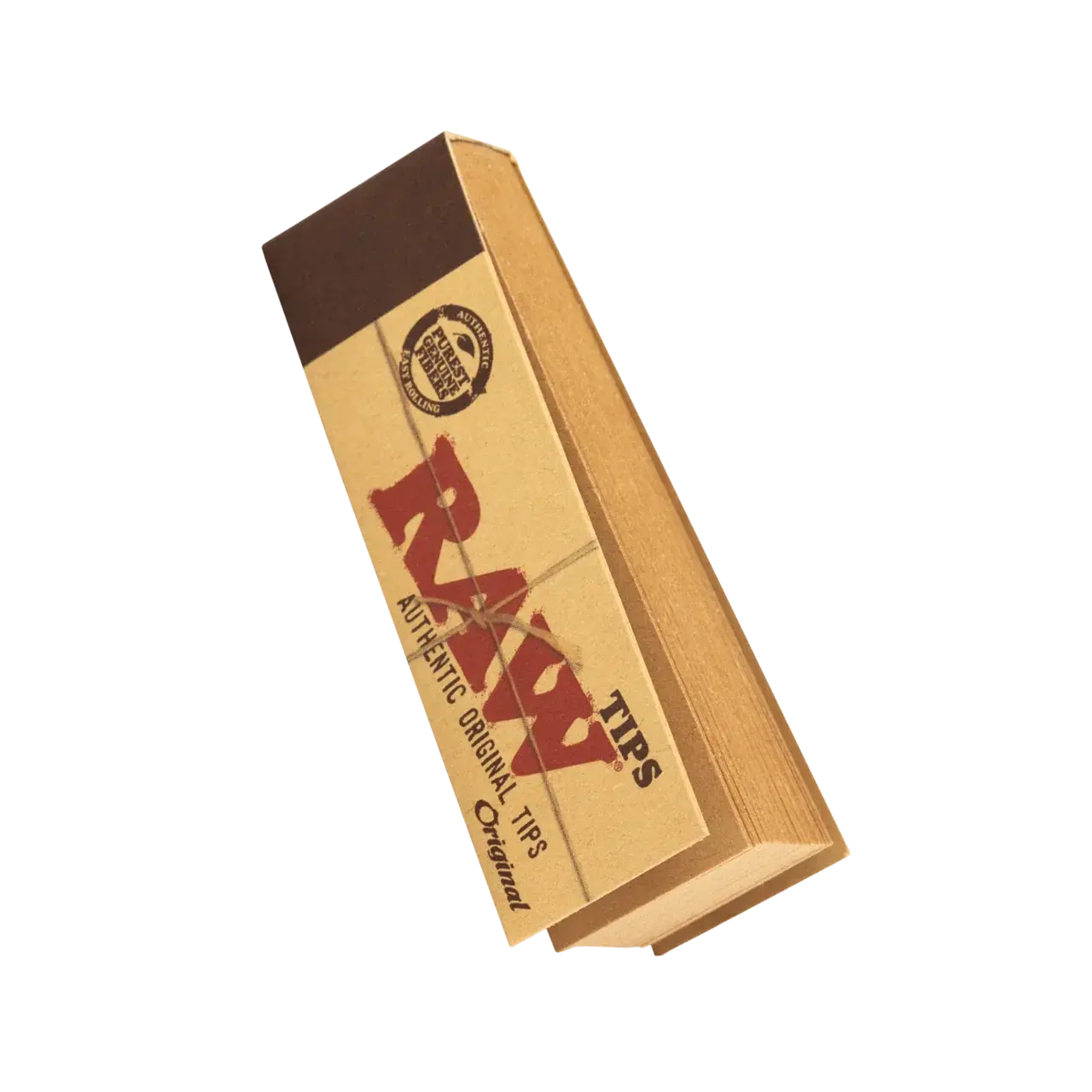 RAW Original Tips, häftet stående från sidan