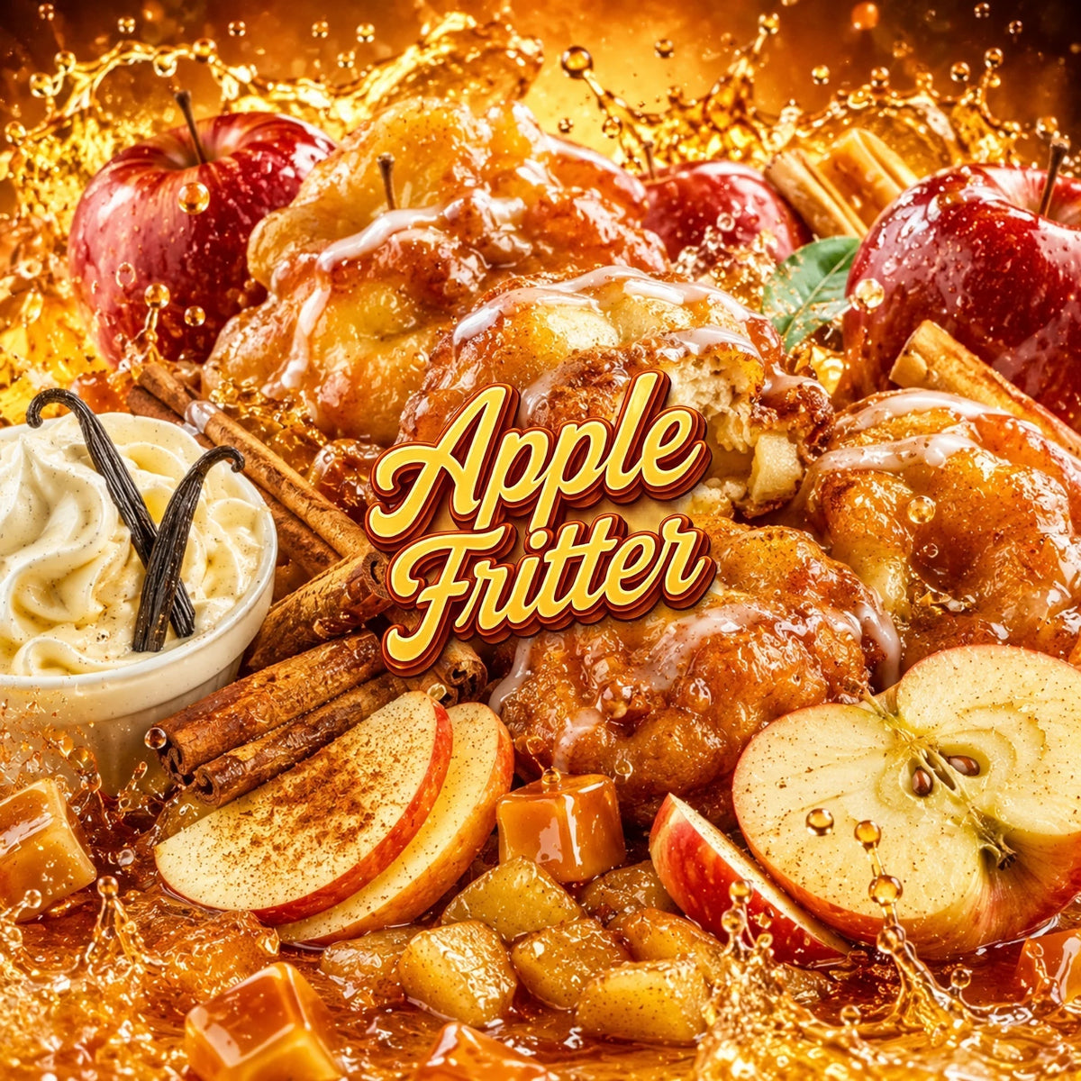 Doftprofilen bakom Apple Fritter — syrligt äpple, varmt bakverk, kanel och vanilj